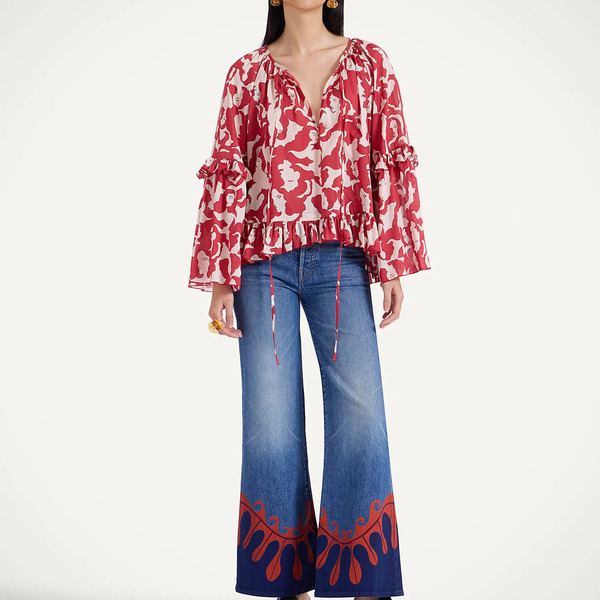  La Doublej Shorts & Pants Gend - The Tomcat Roller Jeans Deep In The Pacific Blue 23 98% Cotton 2% Elastane 