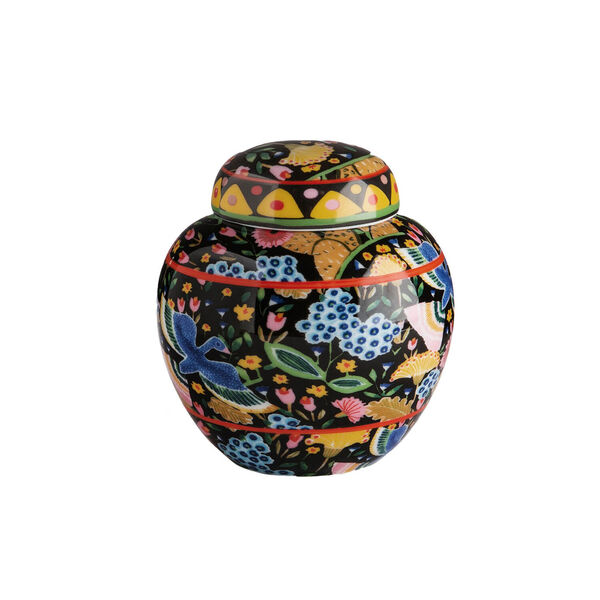  La Doublej Vases Gend - Tea Jar Colombo Nero One Size 100% Porcelain 