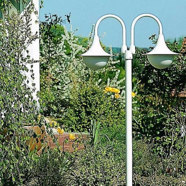  Albert Leuchten Albert Leuchten Lamp Post 171, 2-bulb, White 