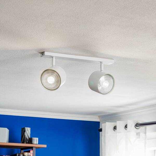 Aldex Aldex Bot Ceiling Spotlight, White, 2-bulb 