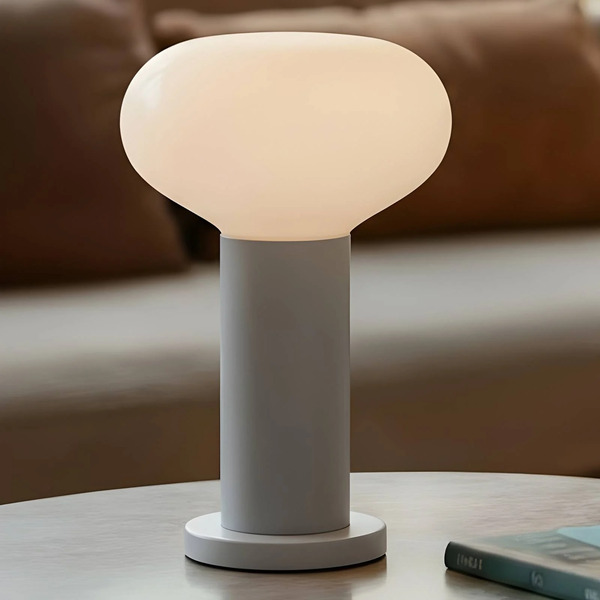  Aldex Aldex Flo Table Lamp, Grey, ø 19 Cm, Glass 