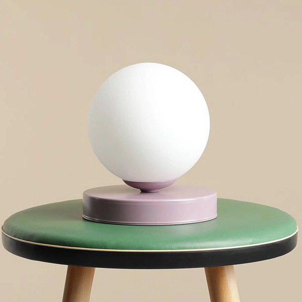  Aldex Aldex Joel Table Lamp, Height 17 Cm, Lilac/white 