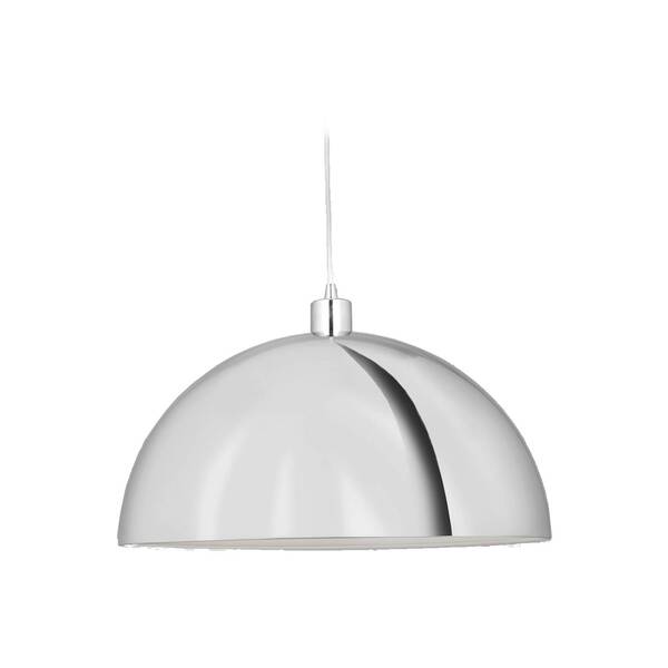  Aluminor Aluminor Dome Pendant Light, ø 50 Cm, Chrome 