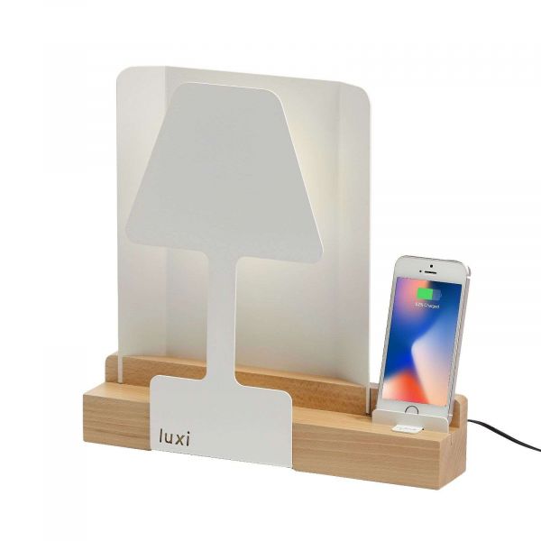  Aluminor Aluminor Luxi Led Table Lamp, Integrated Charging Station 