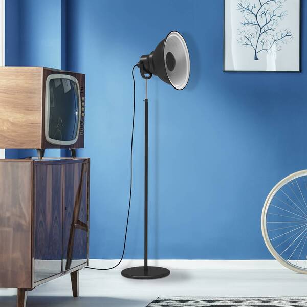  Aluminor Aluminor Reflex 2 Floor Lamp, Adjustable, Black 