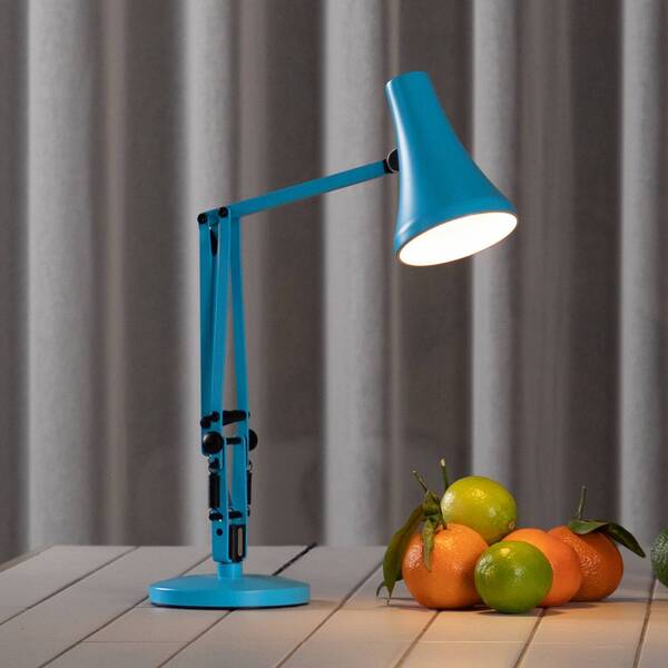  Anglepoise Anglepoise Led Table Lamp 90 Mini Mini Vivid, Turquoise Blue Usb 