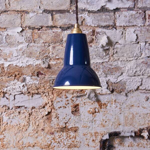  Anglepoise Anglepoise Original 1227 Brass Hanging Ink Blue 