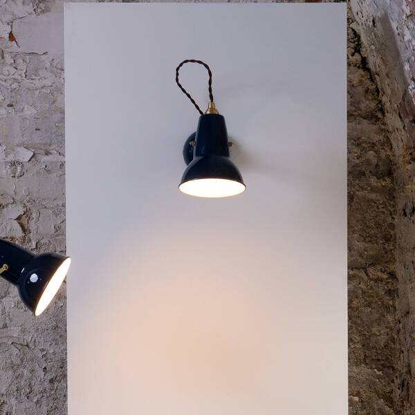  Anglepoise Anglepoise Original 1227 Brass Wall Ink Blue 