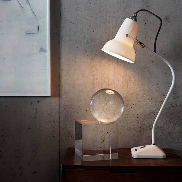  Anglepoise Anglepoise Original 1227 Mini Table Lamp, White, Ceramic 