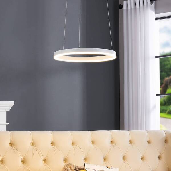  Arcchio Arcchio Albiona Led Pendant Light, White, 1 Ring, ø 40 Cm 