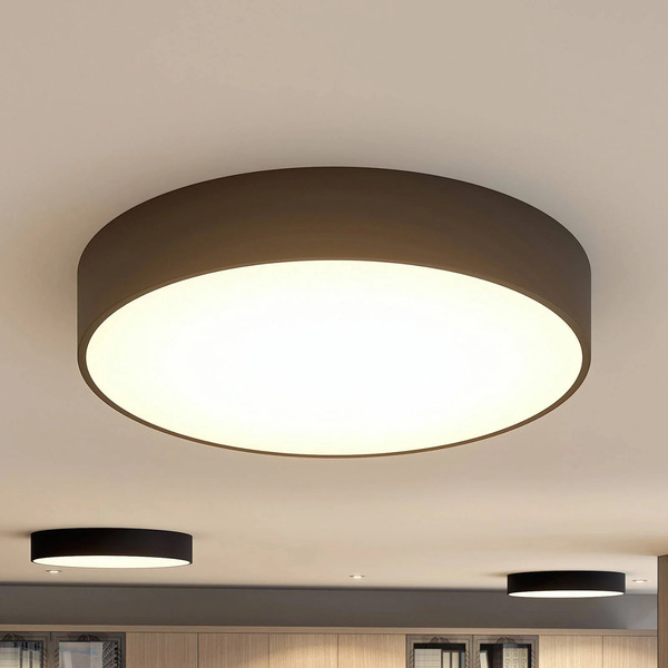  Arcchio Arcchio Led Ceiling Lamp Noabelle, ø 60 Cm, Black, Metal 