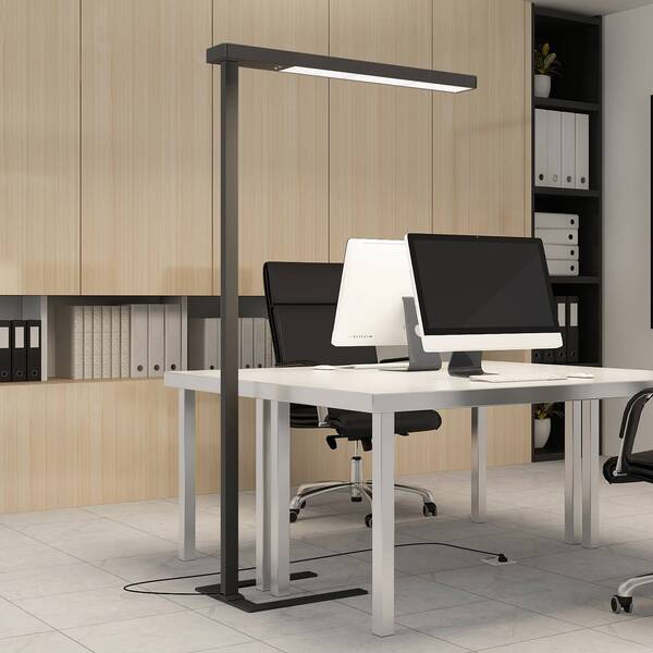  Arcchio Arcchio Led Office Floor Lamp Susi, Black, Sensor, Touch Dimmer 