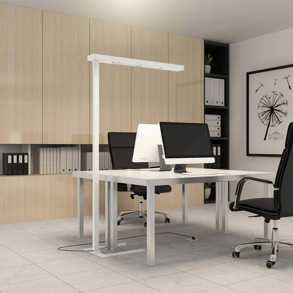  Arcchio Arcchio Led Office Floor Lamp Susi, Set Of 2, White, Sensor 
