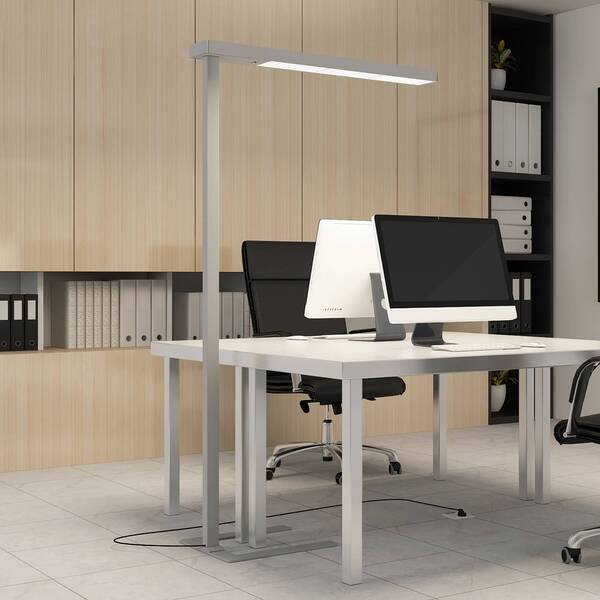  Arcchio Arcchio Led Office Floor Lamp Susi, Silver, Sensor, Touch Dimmer 
