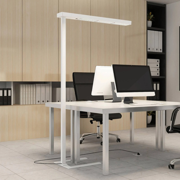  Arcchio Arcchio Led Office Floor Lamp Susi, White, Sensor, Touch Dimmer 