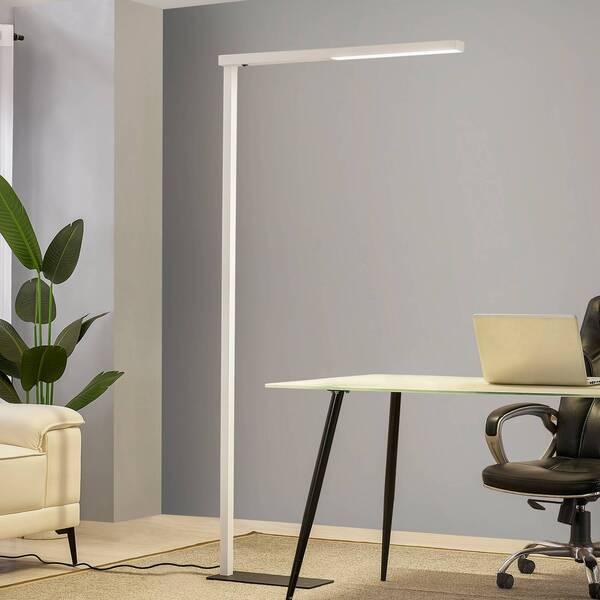  Arcchio Arcchio Led Office Floor Lamp Tamilo, White, Metal, 194 Cm 