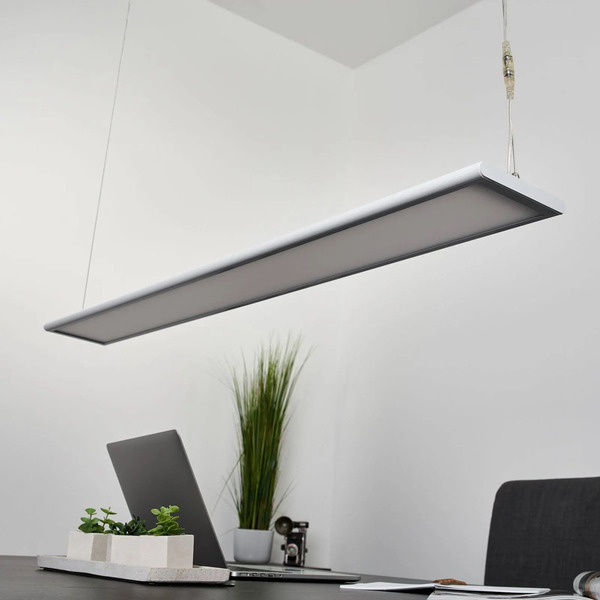  Arcchio Arcchio Led Office Hanging Light Samu, Up/down, Dimmable, Aluminium 