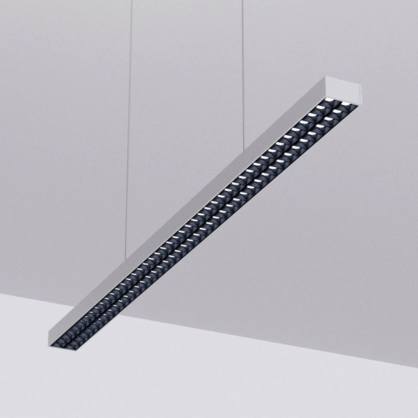 Arcchio Arcchio Led Office Pendant Light Jolinda, Silver, 118cm, Up/down 
