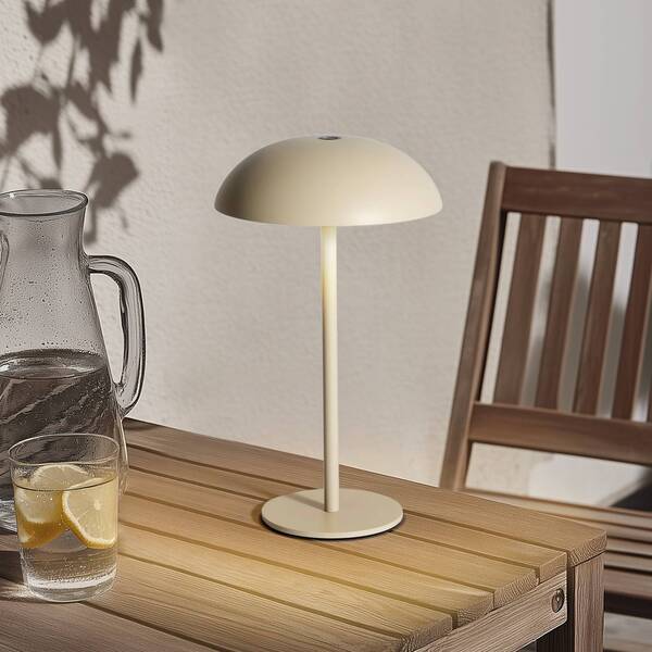  Arcchio Arcchio Led Rechargeable Table Lamp Thenra, Beige, Wall Mount 
