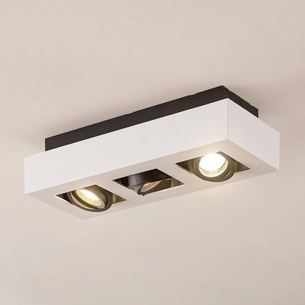  Arcchio Arcchio Spotlight Vince, 36 Cm, 3-bulb, White/black, Gu10 