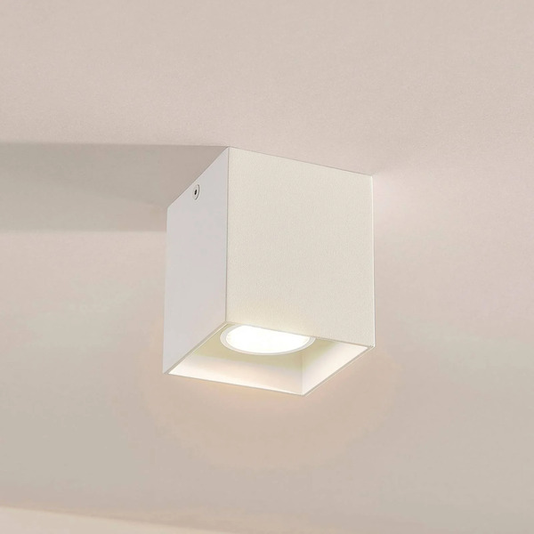  Arcchio Arcchio Square Surface-mounted Downlight Carson In White 