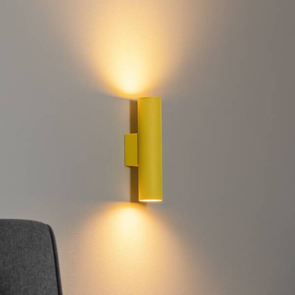  Argon Argon Cerro Wall Light, Yellow, Steel, ø 6 Cm, Up/down 