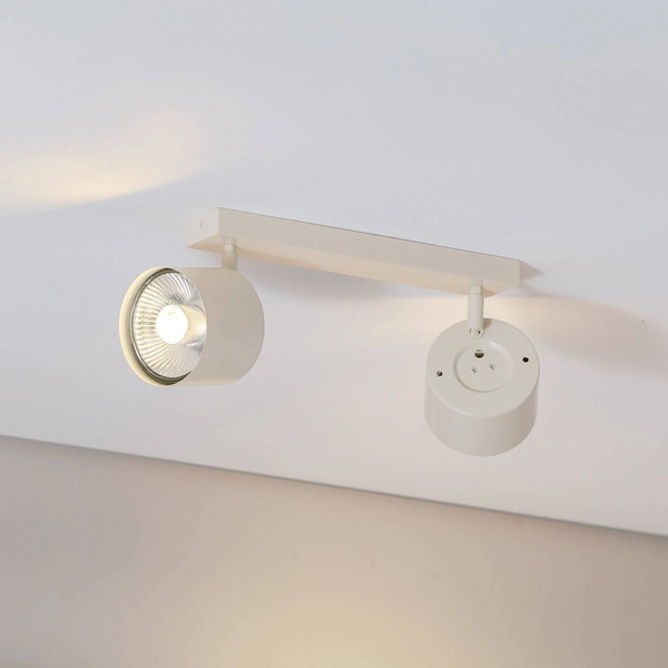  Argon Argon Chloe Adjustable 2-bulb Downlight, Beige 