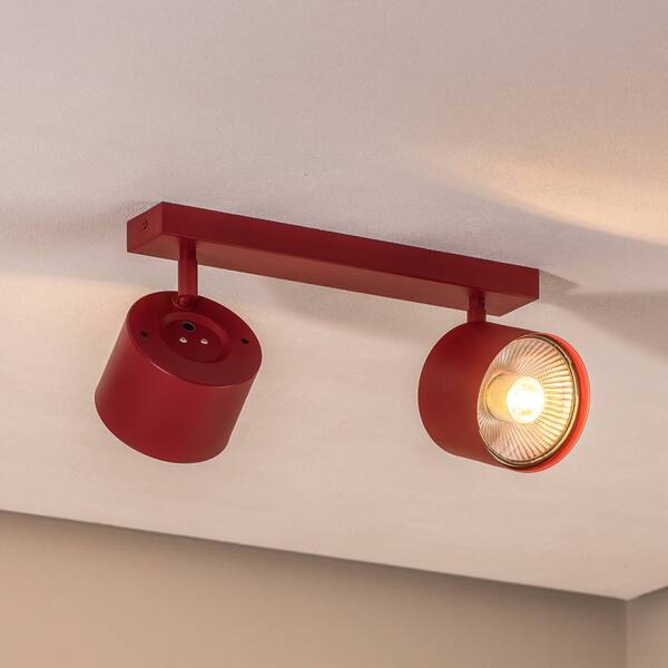  Argon Argon Chloe Adjustable 2-bulb Downlight, Red 
