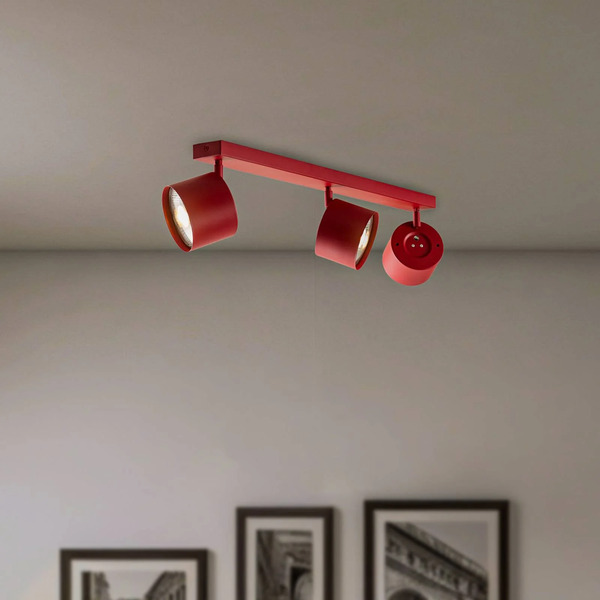  Argon Argon Chloe Adjustable 3-bulb Downlight, Red 