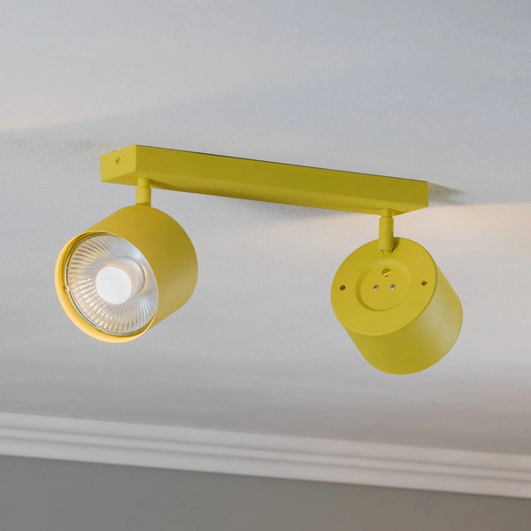  Argon Argon Chloe Adjustable 2-bulb Downlight, Yellow 