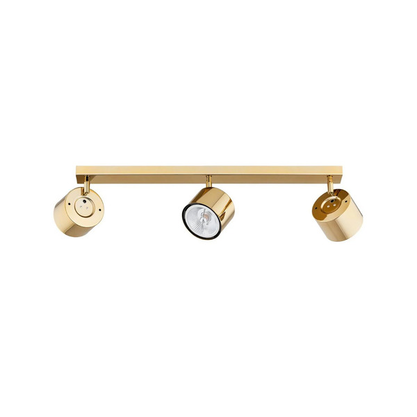  Argon Argon Chloe Adjustable Downlight, 3-bulb, Brass-coloured Steel 