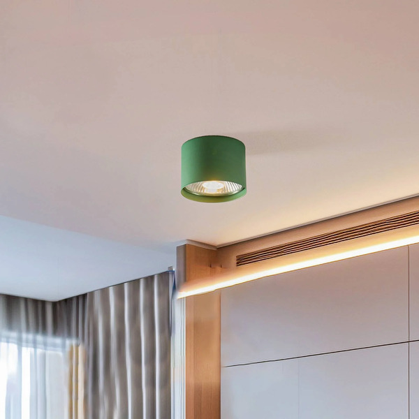  Argon Argon Chloe Ceiling Spotlight, Fixed, Green 