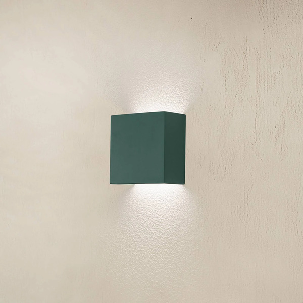  Argon Argon Led Wall Light Gianto Up/down, Green 