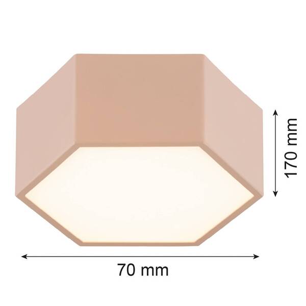  Argon Argon Libre Led Ceiling Light, Peach, Steel, 3,000 K 