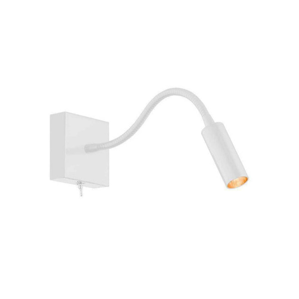  Argon Argon Ojos Wall Lamp, White, Reading Lamp, Adjustable, 33 Cm, G9 