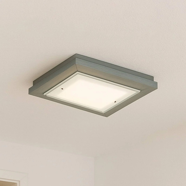  Argon Argon Tally Ceiling Light, Width 42 Cm, Sage Green, Wood, E27 