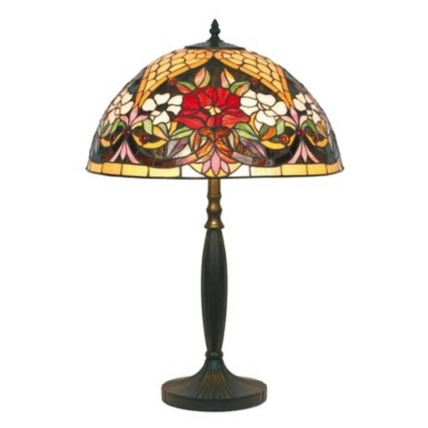  Artistar Artistar Floral Patterned Table Lamp In Tiffany Style 