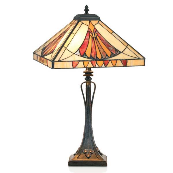  Artistar Artistar Graceful Amalia Table Lamp In Tiffany Style 