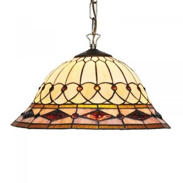 Artistar Artistar Hanging Light Cassandra, Tiffany-style, 1-bulb 