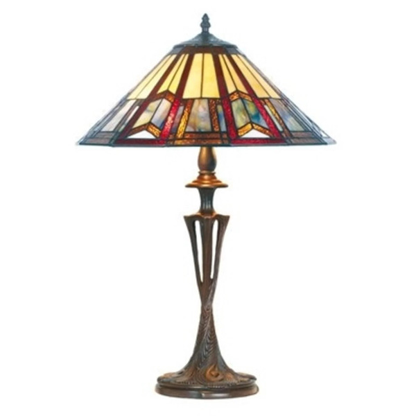  Artistar Artistar Lillie Table Lamp In Tiffany Style 