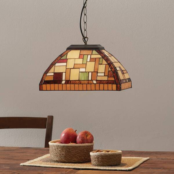  Artistar Artistar Mosaico Tiffany Style Hanging Light 