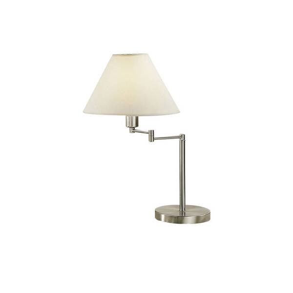  Austrolux Austrolux Hilton Table Lamp, Pivotable, Nickel 