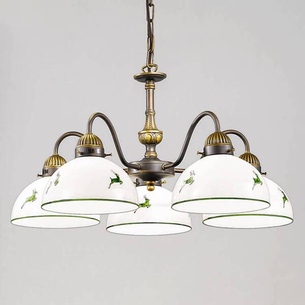  Austrolux Austrolux Nonna Hanging Light, White And Green 