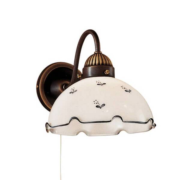  Austrolux Austrolux Rustic Wall Light Nonna, White And Blue 