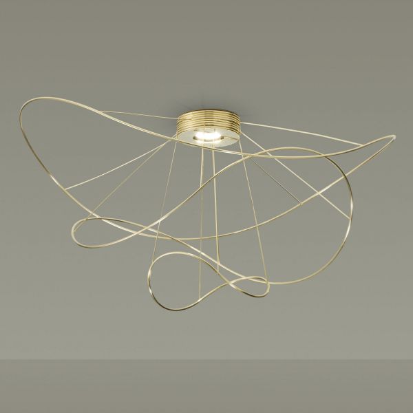  Axo Light Axo Light Axolight Hoops 3 Led Ceiling Light, Gold 