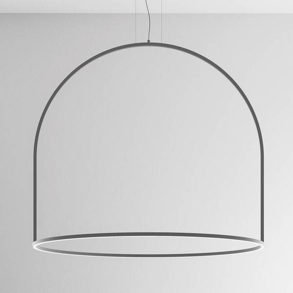  Axo Light Axo Light Axolight U-light 160 Led Pendant Light, Anthracite 