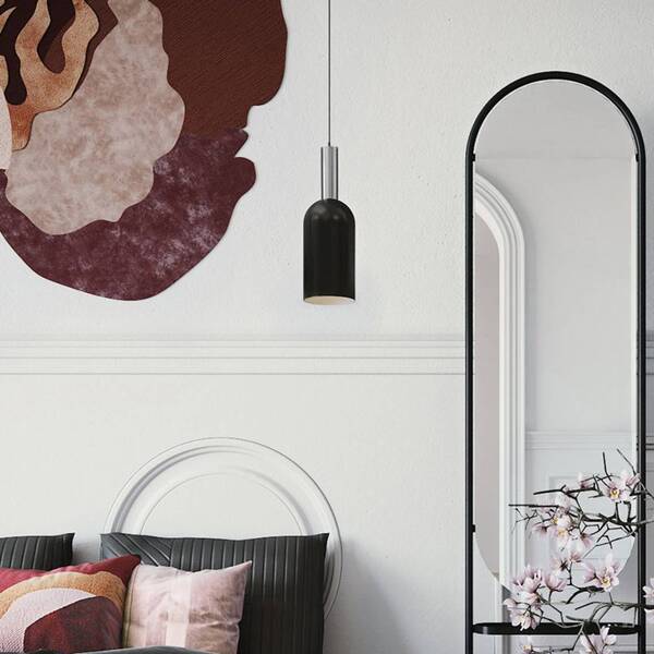  Aytm Aytm Luceo Pendant Light, Cylindrical, Black, ø 12 Cm 