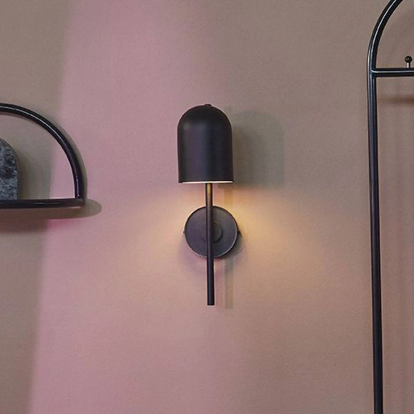  Aytm Aytm Luceo Wall Light, Black, With Plug 