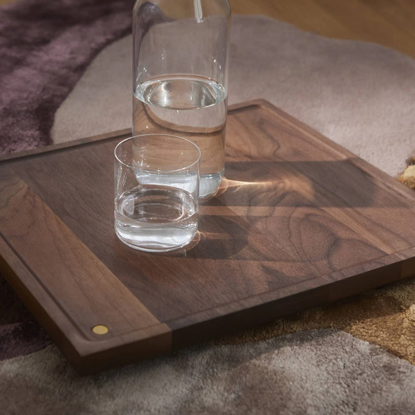  Aytm Aytm Sessio Tray, Walnut, Length 39.5 Cm, Walnut Wood 