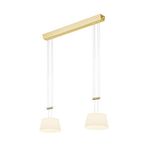  Bankamp Bankamp Conus Led Pendant Light, 2-bulb, Brass 